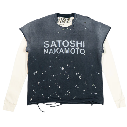 Satoshi Nakamoto Luke T-Shirt Thermal Black