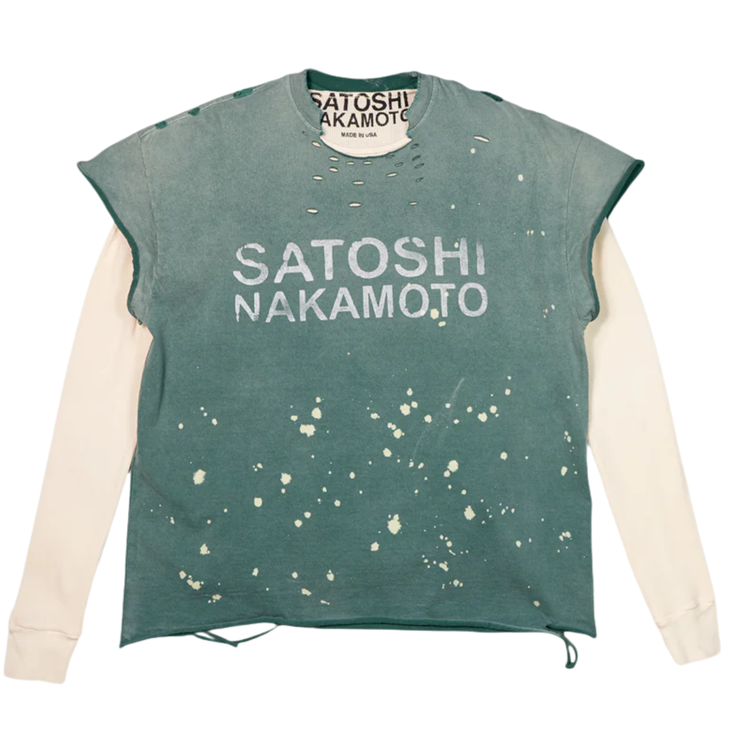 Satoshi Nakamoto Luke T-Shirt Thermal Green