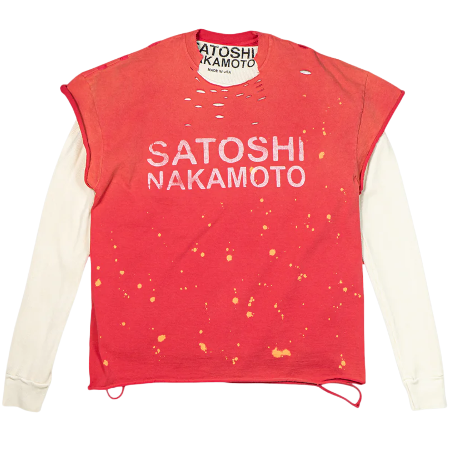 Satoshi Nakamoto Luke T-Shirt Thermal Red