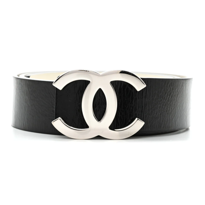 Chanel Patent Calfskin CC Reversible Belt