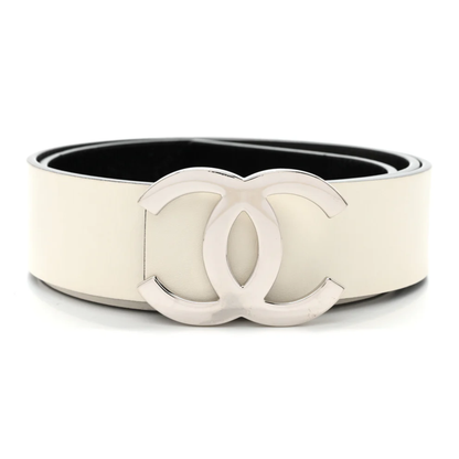 Chanel Patent Calfskin CC Reversible Belt