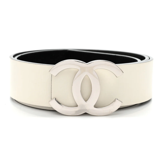 Chanel Patent Calfskin CC Reversible Belt