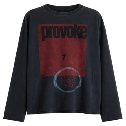 Astrum Provoke Black Long Sleeve Tee