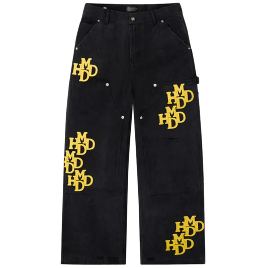 Happy Memories Don't Die HMDD Yellow Patch Pants