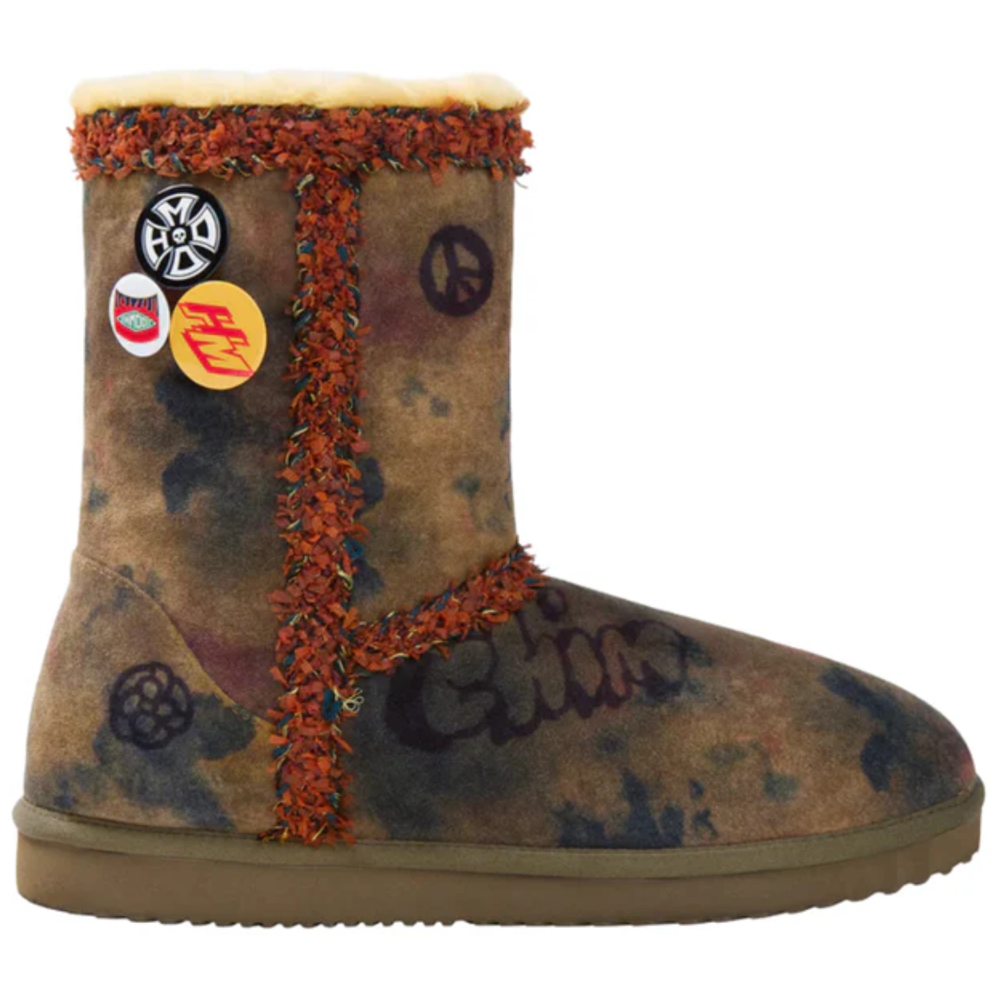 Happy Memories Don't Die HMDD Graffiti Boot