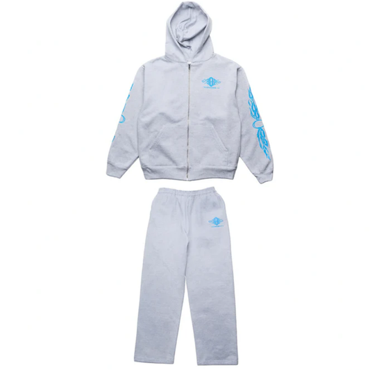 Homes!ck Offline Flame Sweatsuit Grey/Blue