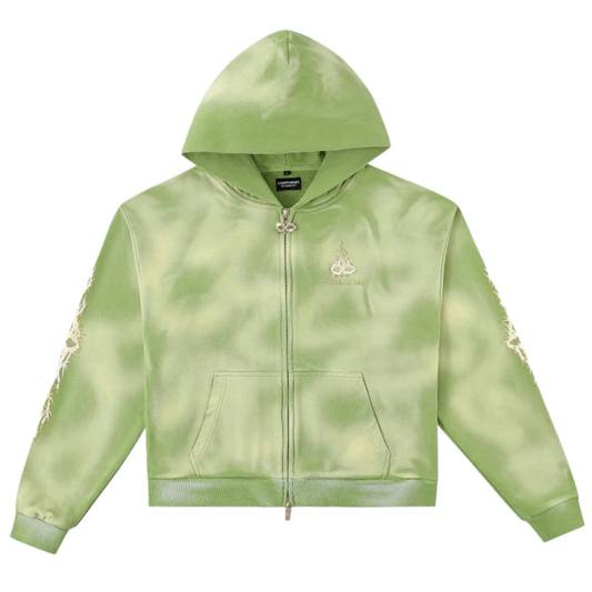 Noublie Pas Crown Apple Zip-Up Hoodie