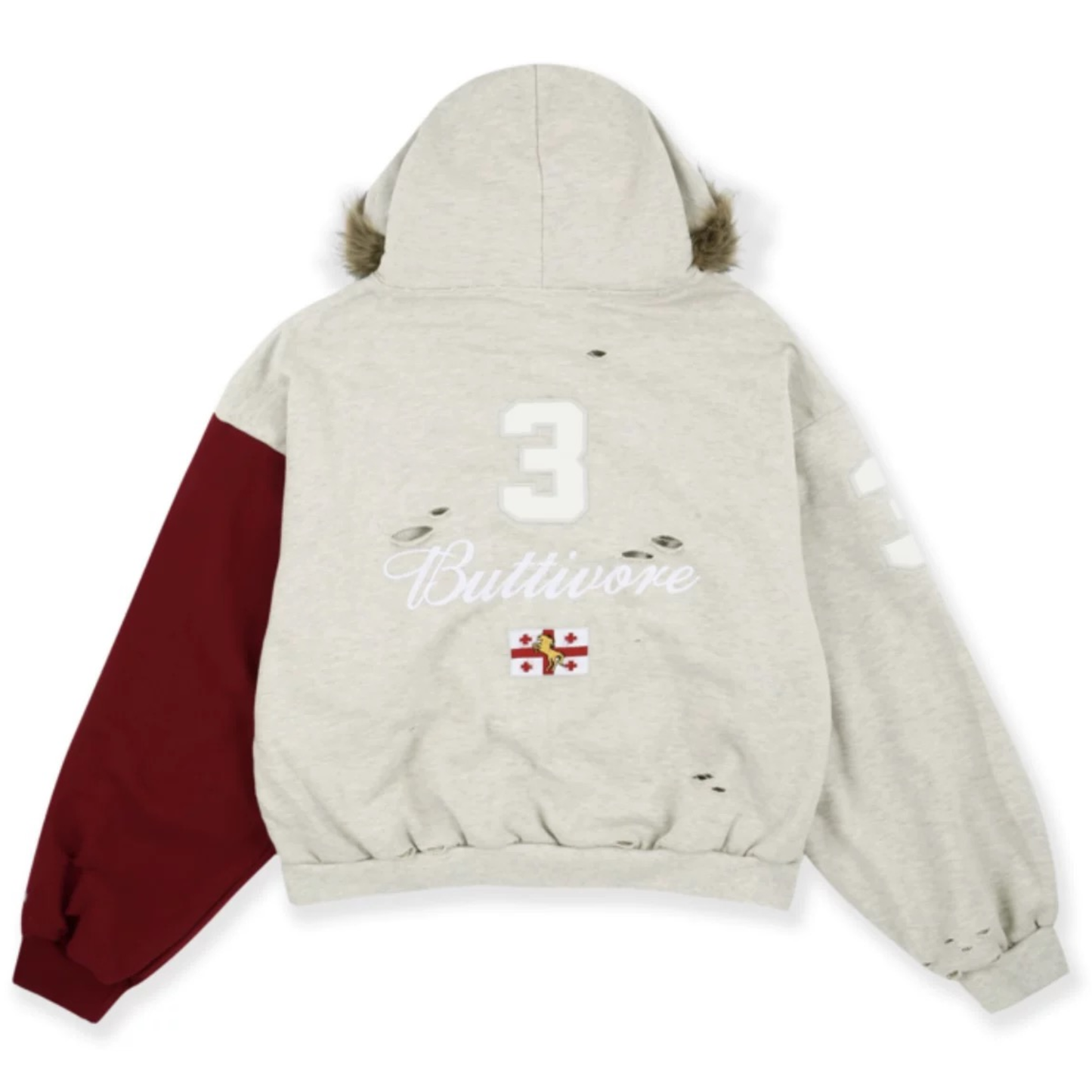 Protocol Index Buttivore Fur Lining Zip Hoodie