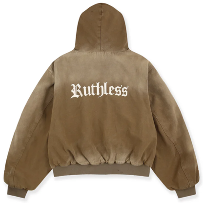 Protocol Index Detachable Fur Hoodie Work Jacket