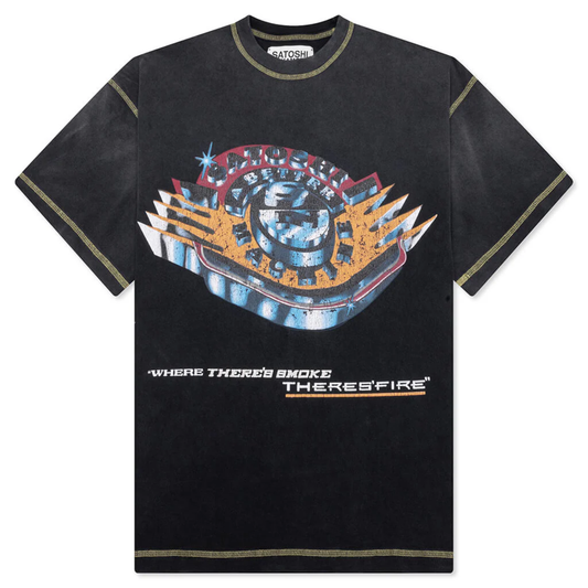 Satoshi Nakamoto Where There's Smoke There's Fire Tee