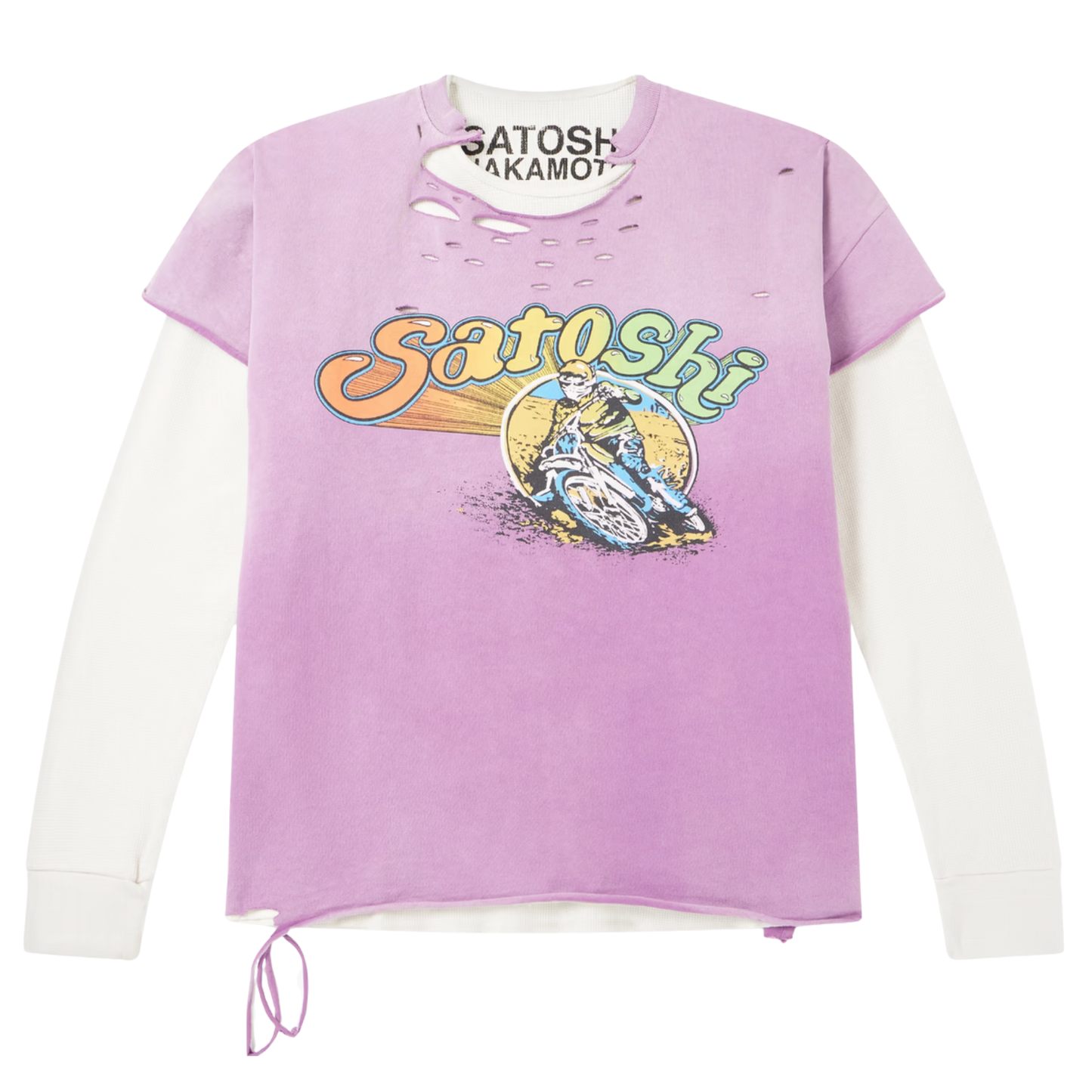 Satoshi Nakamoto '1977 Dirtbike' Thermal Tee