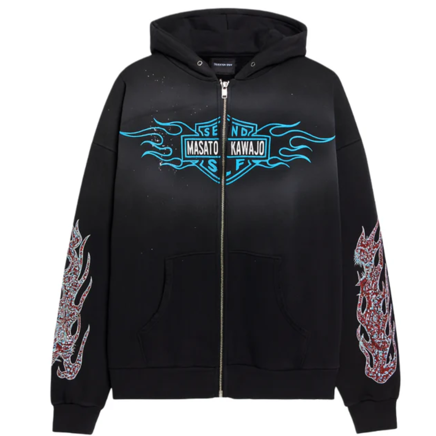 SECND SLF Firestorm Zip Up Hoodie