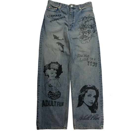Adult Flim Society Tempted Cut Jeans