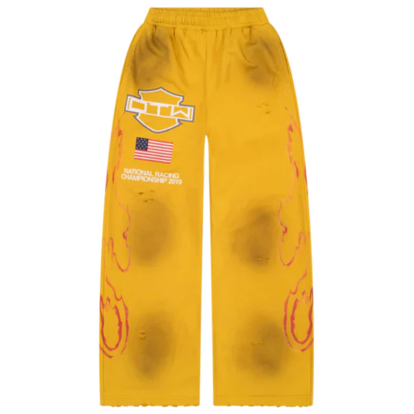 Out The Way Studios Yellow Biker Sweatsuit