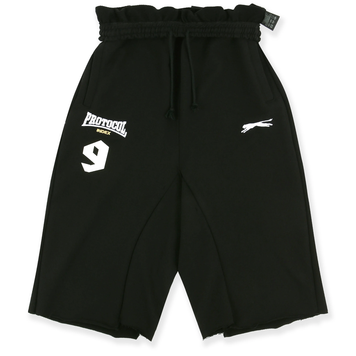 Protocol Index Folded Waist 3/4 Jorts -Black