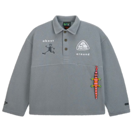 Nike ACG x CPFM Long Sleeve Polo Grey