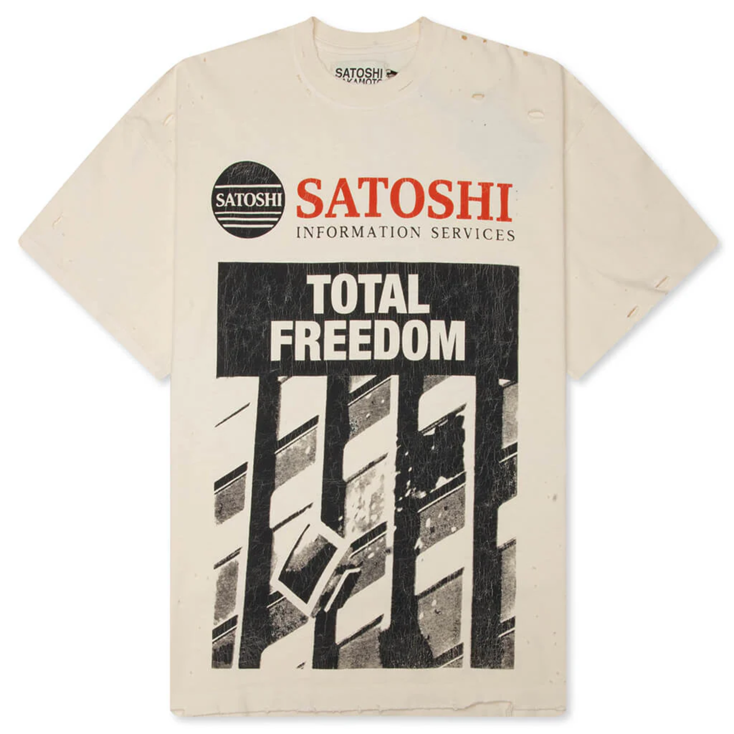 Satoshi Nakamoto Total Freedom Tee