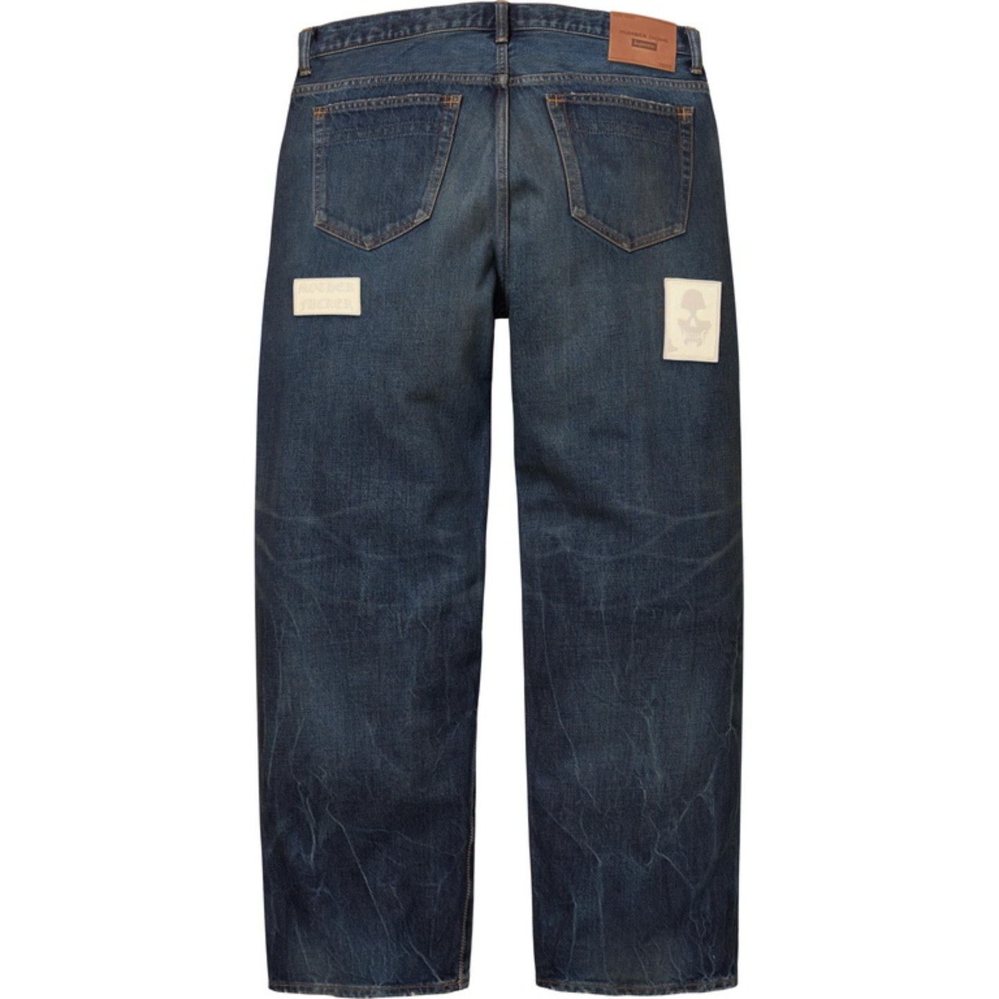 Supreme®/Number (N)ine® Patches Loose Fit Selvedge Jean