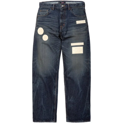Supreme®/Number (N)ine® Patches Loose Fit Selvedge Jean