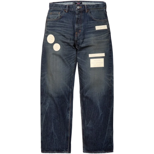 Supreme®/Number (N)ine® Patches Loose Fit Selvedge Jean