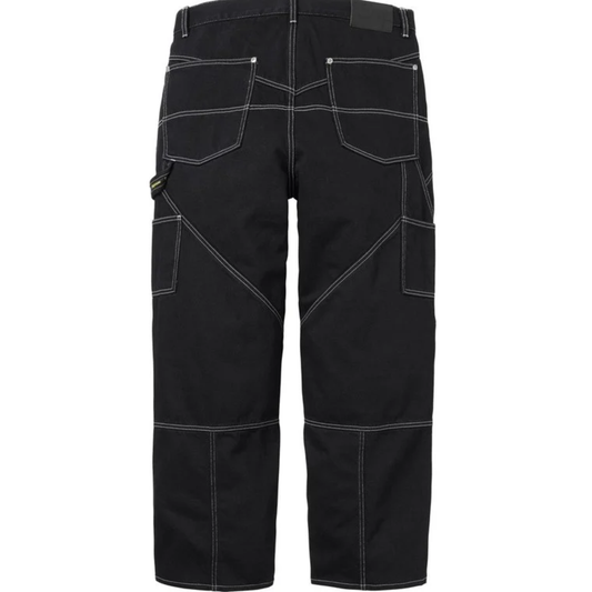 Supreme Contrast Stitch Double Knee Painter Jean