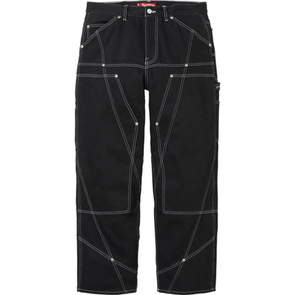 Supreme Contrast Stitch Double Knee Painter Jean