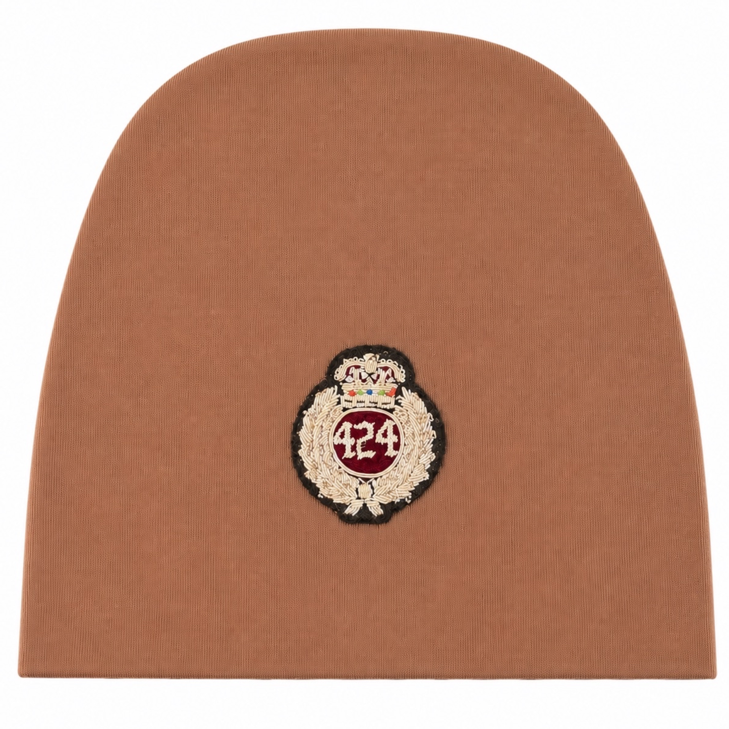 424 Crest Brown Beanie