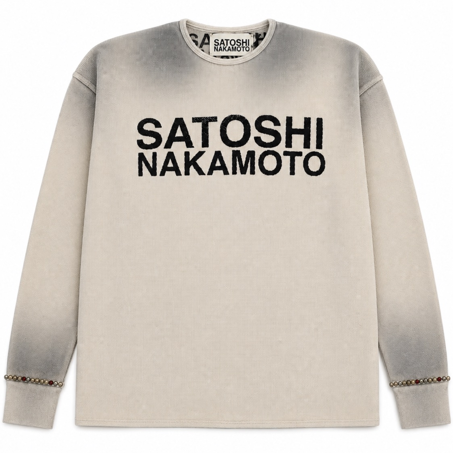 Satoshi Nakamoto Logo Thermal With Studs