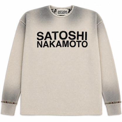 Satoshi Nakamoto Logo Thermal With Studs