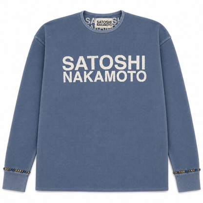 Satoshi Nakamoto Logo Thermal With Studs