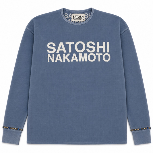 Satoshi Nakamoto Logo Thermal With Studs