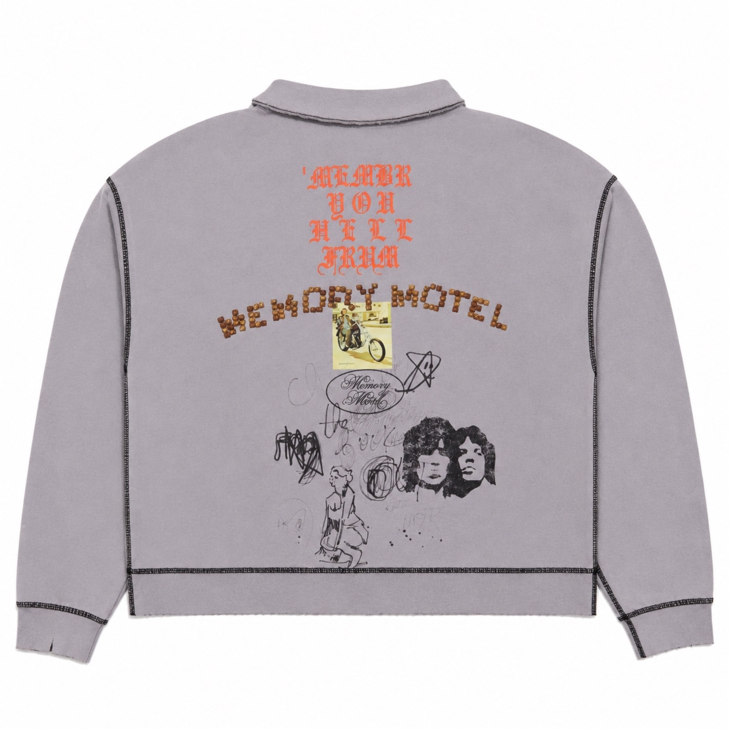 Paly Hollywood Sorry 'Bout That 1/4 Zip Crewneck