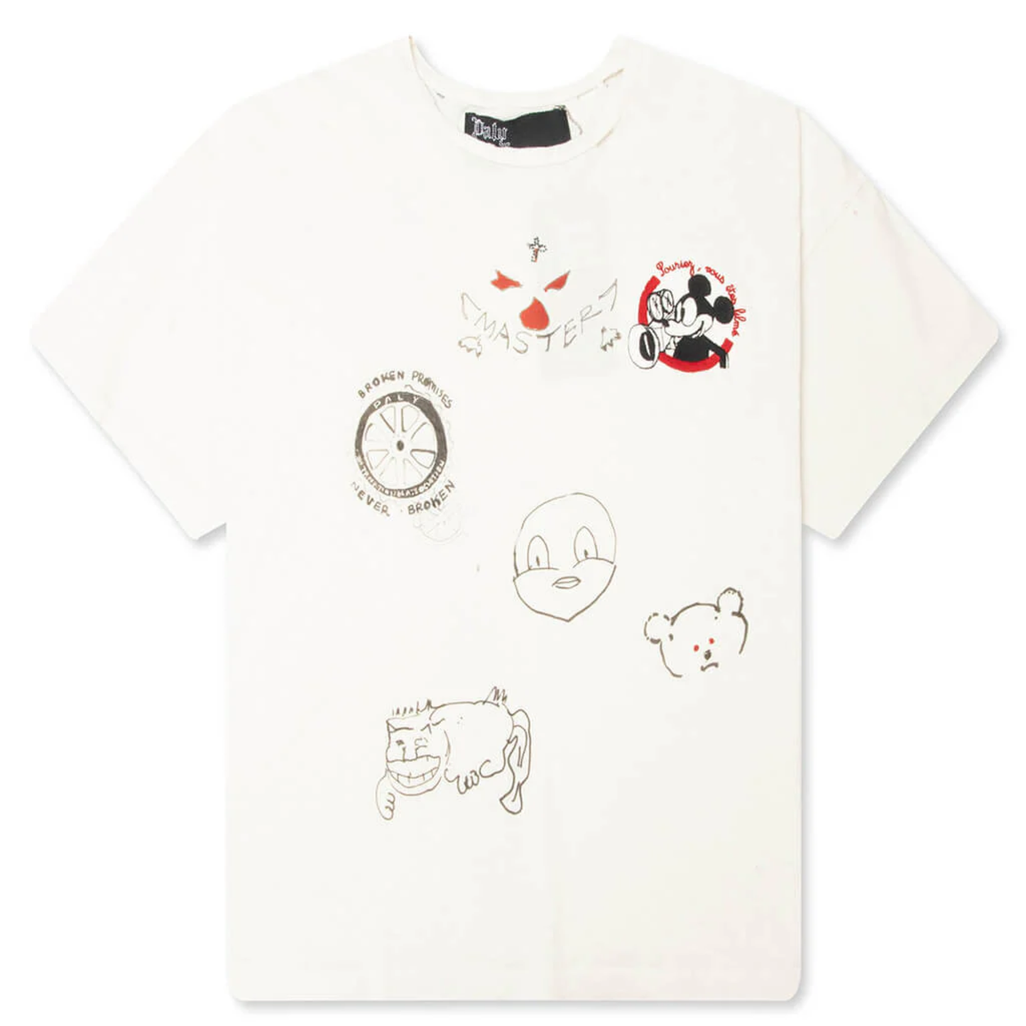 Paly 'Signature' Cream Tee