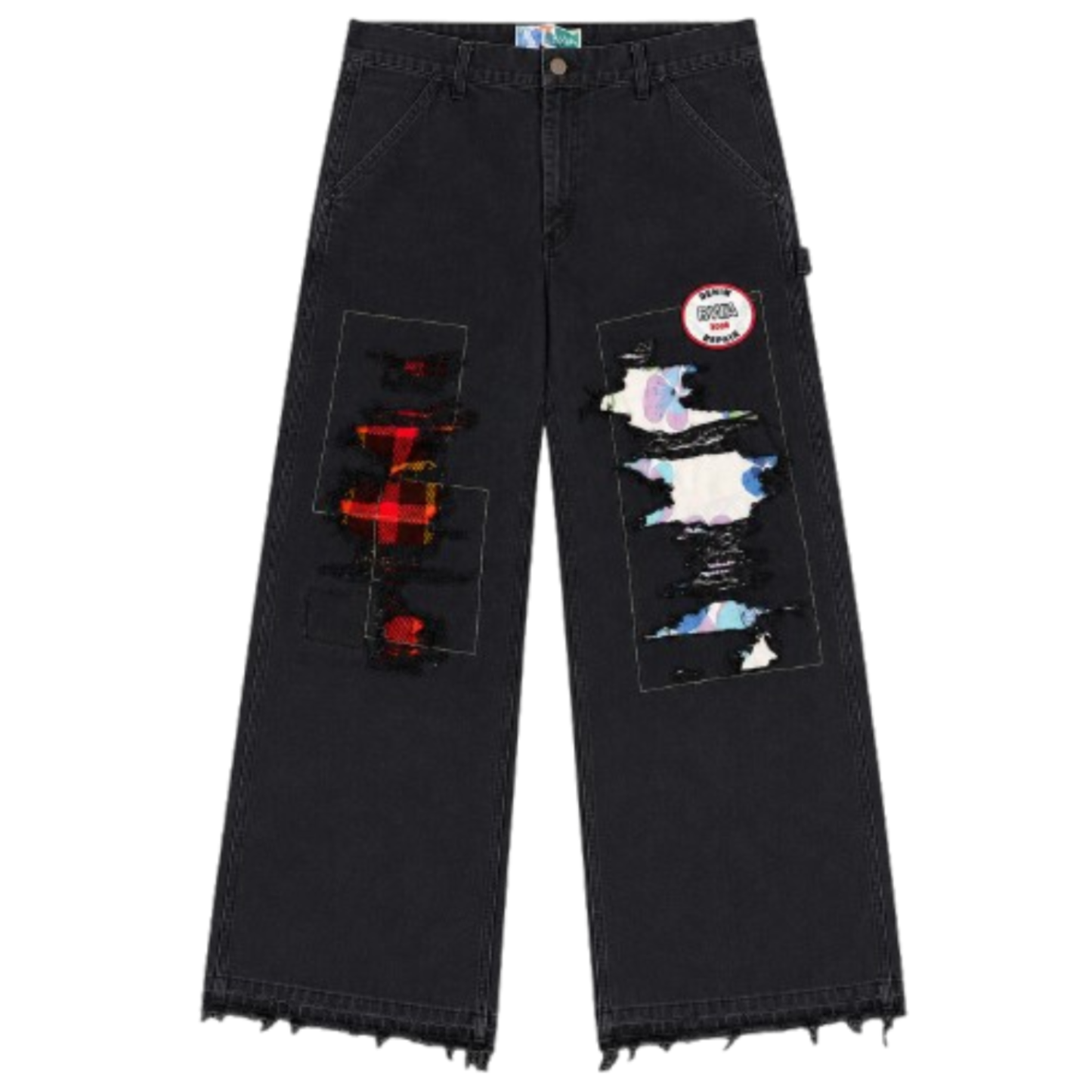 Better With Age Patch Repair Denim Trouser