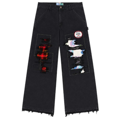 Better With Age Patch Repair Denim Trouser