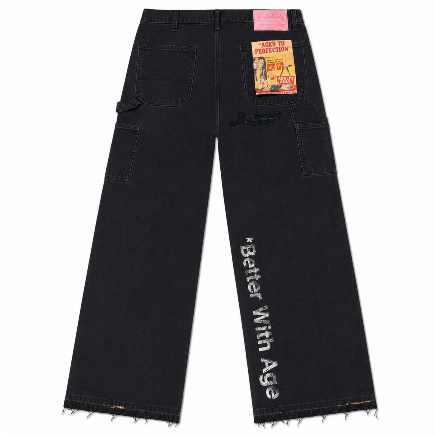 Better With Age Patch Repair Denim Trouser