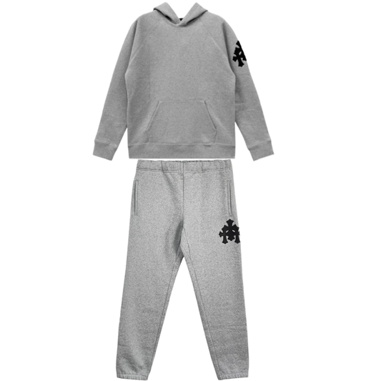 Chrome Hearts Paper Jam Sweatsuit Grey