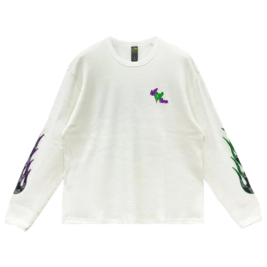 Matty Boy Sex Records Thermal Long Sleeve Tee Snow Camo