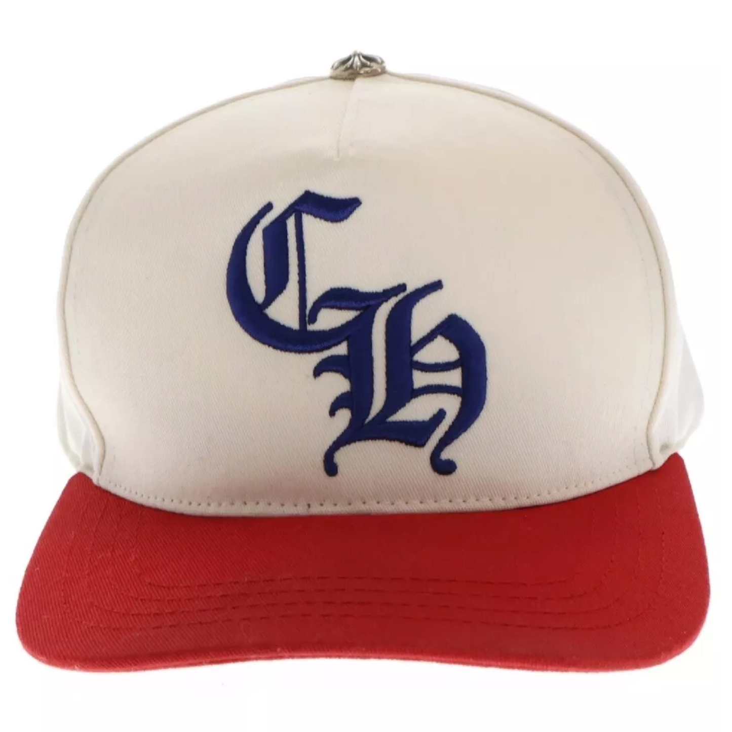 Chrome Hearts CH Baseball Cap White/Red/Blue