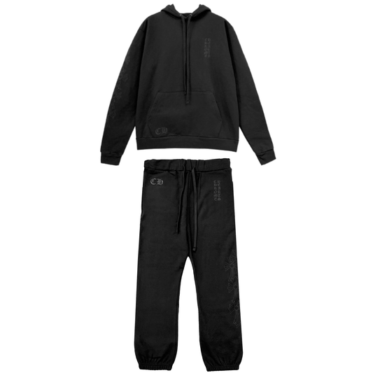 Chrome Hearts Miami Cemetery Vertical Logo Sweatsuit