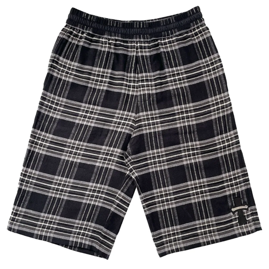 Chrome Hearts Plaid Cross Patch Shorts