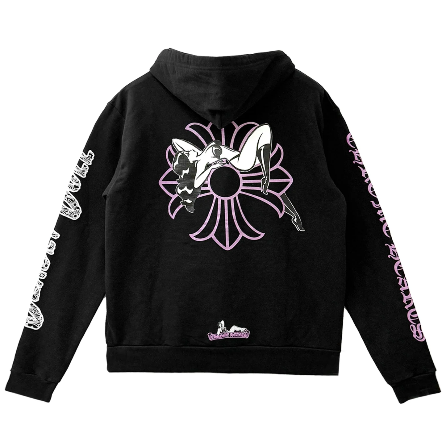Chrome Hearts Deadly Doll Cross Graphic Pullover Hoodie