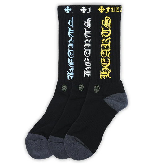 Chrome Hearts CH Logo Socks Black