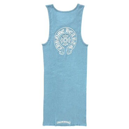 Chrome Hearts Horseshoe Tank Top Blue