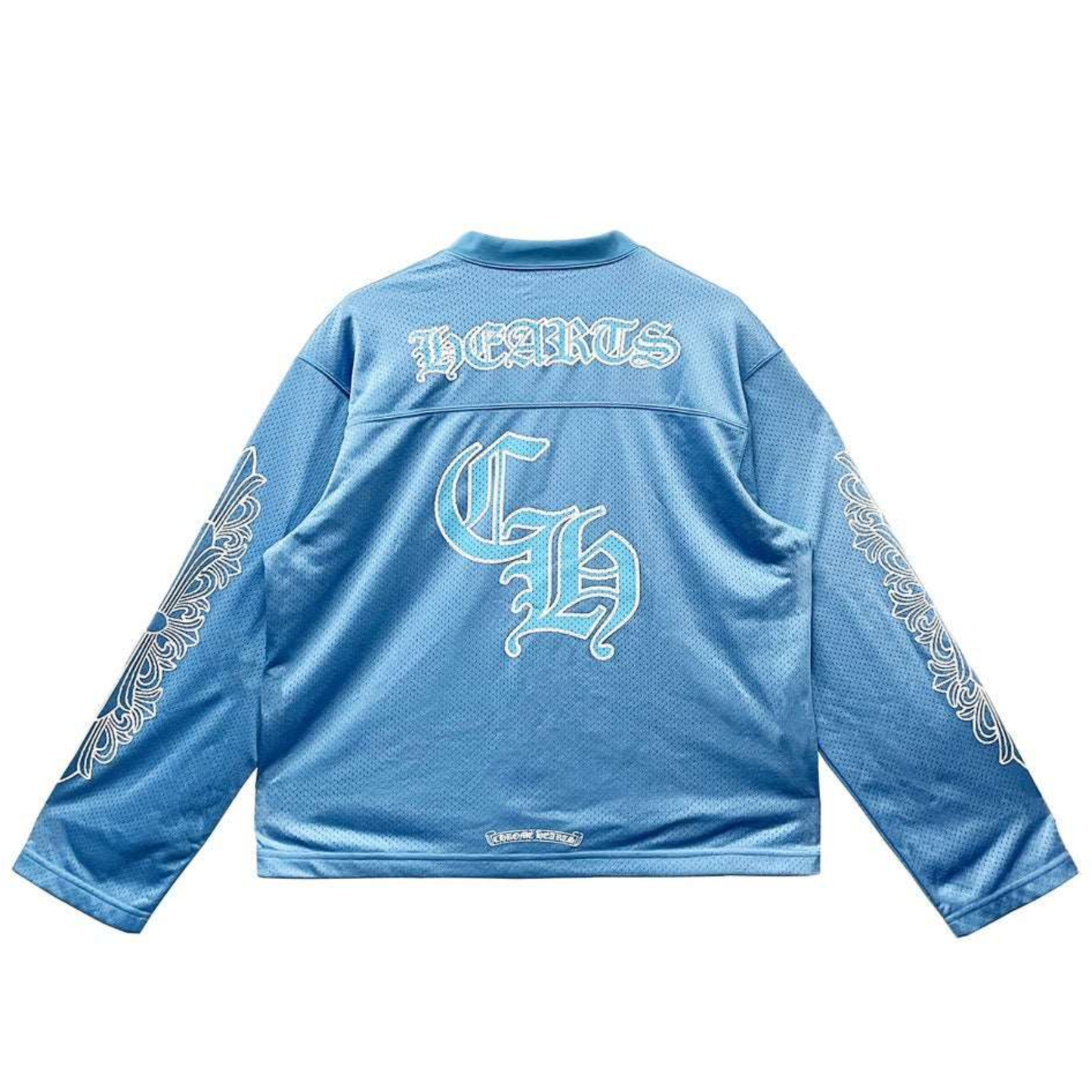 Chrome Hearts Blue Mesh Long Sleeve Jersey