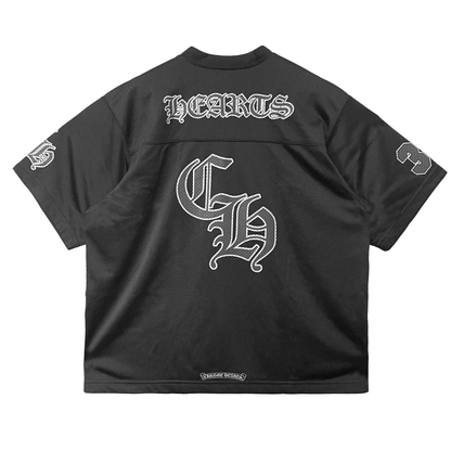Chrome Hearts Floral Short Sleeve Jersey Black