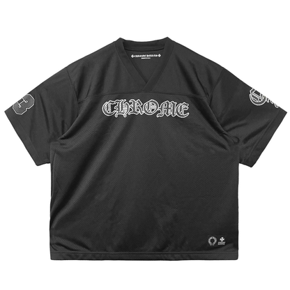 Chrome Hearts Floral Short Sleeve Jersey Black
