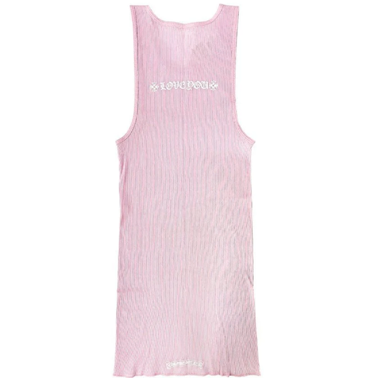 Chrome Hearts Love You Tank Top Pink