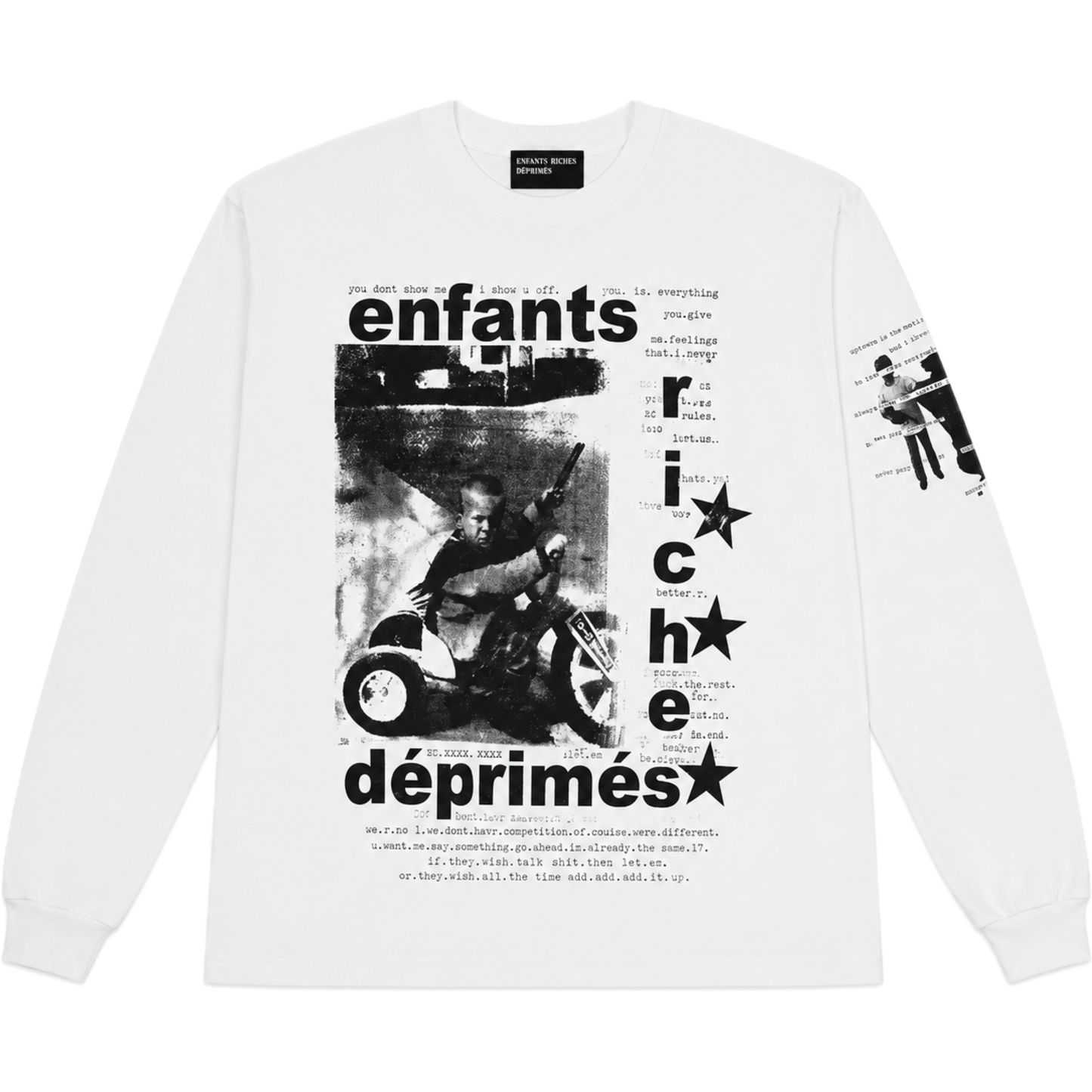 Enfants Riches Deprimes My Underground Tricycle Long Sleeve Tee