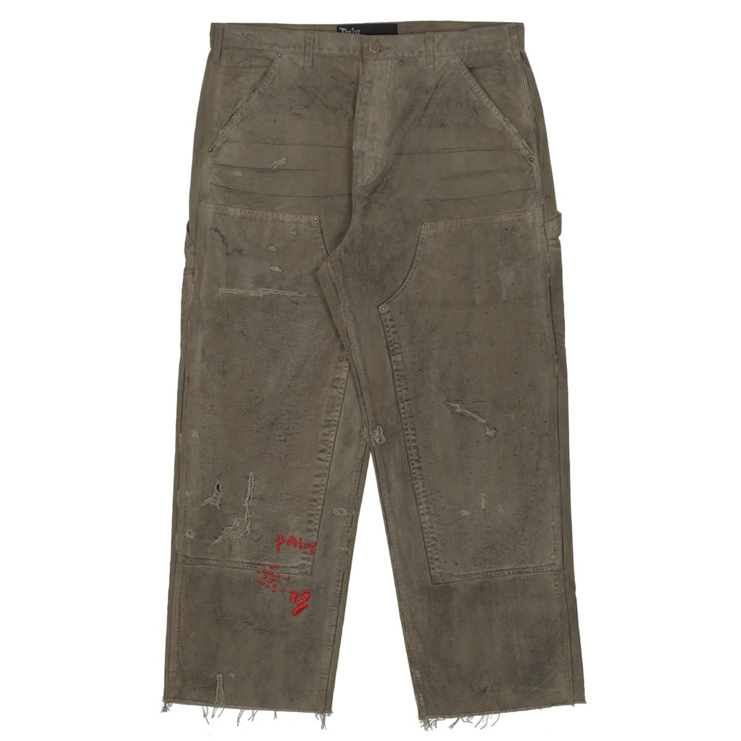 Paly Hollywood Been Thru It Waxed Canvas Double Knee Pant
